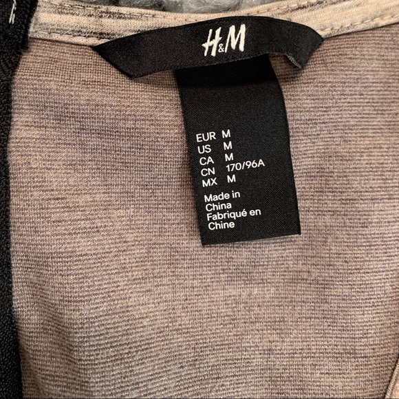 H&M Women’s Long Sleeve Light Brown Tan Dress Size Medium - Picture 9 of 17